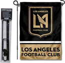 WinCraft Los Angeles Football Club Garden Flag with Stand Pole Holder by GreenHaven Gardens