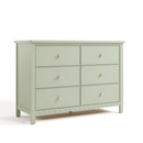 Graco Sasha 6 Drawer Dresser (Sage) – GREENGUARD Gold Certified, Wood Storage for Nursery or Kids’ Room, Safe Interlocking Drawer System & Easy Assembly with Pre-Installed Tracks by TinyTreasures Baby Boutique