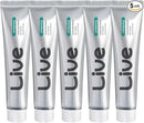 Live Orals Whitening Toothpaste 20g x 5 Units - Fluoride-Free Stain Removal, Strengthens Enamel, Natural Ingredients, Fresh Mint Flavor by CozyNest Decor