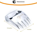 Meat Claws Meat Shredder for BBQ - Perfectly Shredded Meat, These Are The Meat Claws You Need - Best Pulled Pork Shredder Claw x 2 For Barbecue, Smoker, Grill (Solid Metal) by GreenHaven Gardens