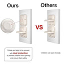 Outlet Cover Baby proofing -32 Pack Plug Covers for Electrical Outlets with Dual Safety Locks, Child Proof Outlet Covers Improved Baby proofing outlets by TinyTreasures Baby Boutique