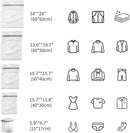 Mesh Bra Bags for Laundry(9 Pack) by MDSXO, White Lingerie Bags for Washing Delicates,Baby Laundry,Sock,Travel Storage[1XXL/2XL/3L/2M/2bra bags] by TinyTreasures Baby Boutique