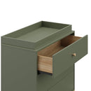 Storkcraft California 3-Drawer Chest with Removable Changing Topper (Olive with Driftwood) – GREENGUARD Gold Certified, Interlocking Drawer System, Pre-Installed Tracks, Easy Assembly by TinyTreasures Baby Boutique