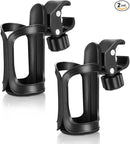 Accmor Stroller Cup Holder, Universal Cup Holder for Uppababy, Nuna, Doona Strollers, 360 ° Rotatable Bottle Holder for Stroller, Bike, Wheelchair, Walker, Scooter by TinyTreasures Baby Boutique