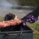 Comsmart BBQ Gloves, 1472 Degree F Heat Resistant Grilling Gloves Silicone Non-Slip Oven Gloves Long Kitchen Gloves for Barbecue, Cooking, Baking, Cutting by GreenHaven Gardens