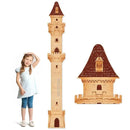 Personalized Name Growth Chart, Castle Height Chart, Customized Name Measuring Board for Kids Height, Kids Growth Measurement Decorative Wall Sticker, Nursery Growth Chart Ruler by CozyNest Decor