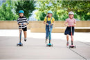 Micro Kickboard - Maxi Deluxe Foldable LED - Three Wheeled, Lean-to-Steer, Fold-to-Carry Swiss-Designed Micro Scooter for Kids with Motion-Activated Light-Up Wheels for Ages 5-12 by TinyTreasures Baby Boutique