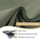 H.VERSAILTEX Premium Blackout Thermal Insulated Room Darkening Curtains for Bedroom/Living Room - Classic Grommet Top (2 Panels, Bronze Green, 52 Inch by 96 Inch) by CozyNest Decor
