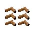 Dnyta 20pcs 1/2 Inch Drip Irrigation Elbow Fittings Elbow Connector (17mm) Drip Irrigation Fittings for Most 1/2" Irrigation Tubing or Sprinkler Systems by GreenHaven Gardens