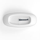 Soaking Bathtub, Freestanding, Solid Surface - Matte White by HouseOfZazla