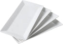 12" Serving Platters Set of 4, White Rectangular Plates, Ceramic Serving Tray, Stackable Large Party Plates for Appetizer, Dessert, Steak, Sushi, Housewarming, Oven Dishwasher Safe by CozyNest Decor