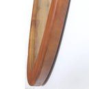 Asymmetrical Wall Mirror Wooden Framed Mirror Large Sized Dressing Mirror, For Living Room, Bedroom, Bathroom, Hallway Or Entry Way - Natural Wood by Unique Piece Furniture