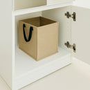 Elise - Modular Closet System With Mirror, Customizable Storage Solution - White by HouseOfZazla