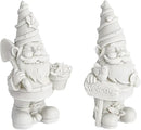 Bright Creations 2 Pack Ceramics to Paint - Paint Your Own Garden Gnome Statues, Blank Paintable Ceramics for Adults (5 in) by GreenHaven Gardens