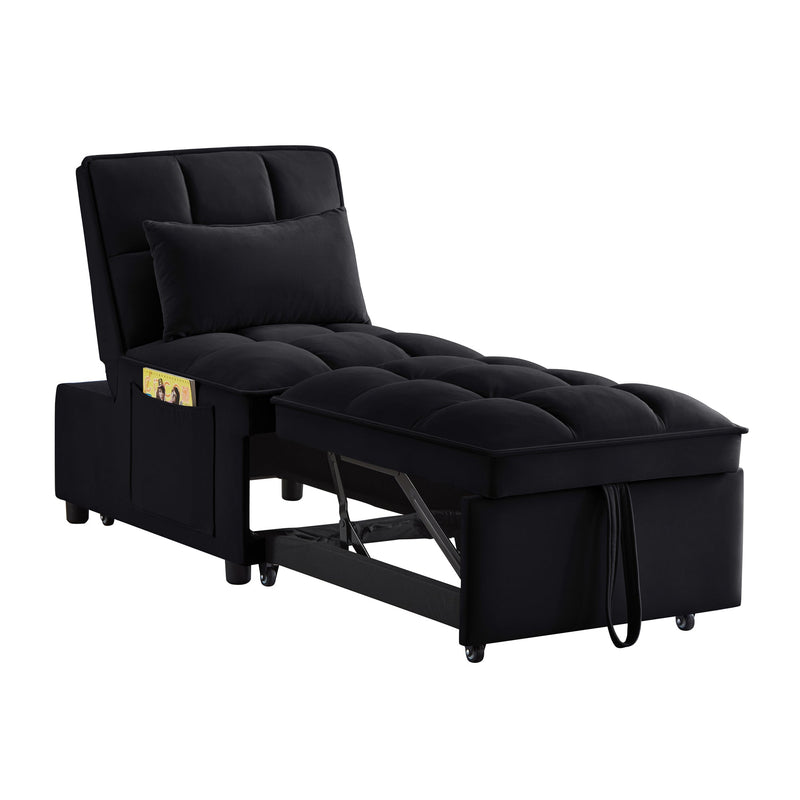 4 in1 Multi-Function Single Sofa Bed with Storage Pockets, photo 10 of 10