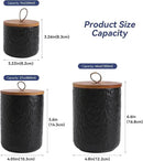 Kitchen Canisters for Countertop, Ceramic Coffee Canisters with Airtight Lids Food Storage Jars Sugar Container for Kitchen Counter Tea, Coffee Beans, Spice (