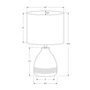 Lighting, Modern Table Lamp - Cream