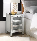 Noralie Mirrored & Faux Diamonds Accent Table