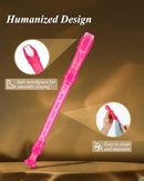 Eastar Soprano Recorder Instrument for Kids Students Beginners, German fingering C Key with Cleaning Kit, Storage Bag, Fingering Chart, ERS-1GP, Pink, School-Approved by TinyTreasures Baby Boutique