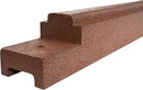 Playsafer Rubber Playground Border Edging Kit, 6' Flexible Heavy Duty Rubber Interlocking Playground Timber, No Dig Easy to Install (Neutral Brown, 8 Pack) by GreenHaven Gardens