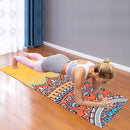 Travel Yoga Mat, Non Slip Exercise Suede Mat with Carry Bag, All-Purpose Fitness Mat with High Density Anti-Tear Surface for Women, Ideal for Pilates Workout (72'' x 24'' x 1.5mm Thick) by TinyTreasures Baby Boutique
