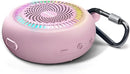 SOWO Small Waterproof Speaker Bluetooth Portable Wireless - Clip Speaker for Shower - Powerful Bass and Louder Volume - Colorful Lights and Lightweight for Travel,Kitchen,Pool - Pink by TinyTreasures Baby Boutique
