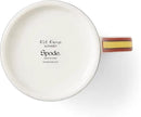 Spode Kit Kemp 12oz Mug, O Initial - Fine China Coffee Cup with Floral Alphabet Design, Custom Letter Mug for Unique Gift Giving - Personalized Kitchen Drinkware, Dishwasher Safe & Stylish by CozyNest Decor