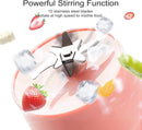Portable Blender, Personal Blender for Shakes and Smoothies, 27oz Cup with 10 Blades, Shoulder Strap and Lid with Straw, Type-C USB Rechargeable, Dishwasher Safe Parts, BPA Free, Pink by TinyTreasures Baby Boutique