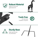 Solar Giraffe Garden Stakes Outdoor Solar Decor Metal Giraffe Holding Solar Lantern Decorative Garden Metal Animal Stakes Outdoor Giraffe Silhouette Stakes by GreenHaven Gardens