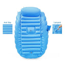 PandaEar Baby Inflatable Bathtub, Portable Travel Baby Infant Bath Tub Toddler Bathtub with Air Pump, Foldable Non-Slip Shower Basin Mini Air Swimming Pool for Newborn (Blue) by TinyTreasures Baby Boutique