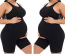 Seamless Maternity Shapewear, Prevent Thigh Chaffing, Pregnancy Belly Support, S-5XL by TinyTreasures Baby Boutique