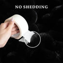 BENVWE Faux Fur Throw Blanket for Couch Bed - Fluffy Soft Thick Bubble Blanket for Living Room Home Decor - Fathers Day Birthday Gifts for Women Men, Black, 60" x 80" by CozyNest Decor