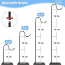 Hummingbird Feeder Stand, Adjustable 20-63 Inch Shepherds Hook for Outdoor Indoor, Bird Feeder Pole with Base & Water Weight Bag for Wind Chimes, Hanging Plants(Hummingbird Feeders Not Include) by GreenHaven Gardens