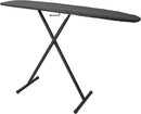 54" Full-Size Adjustable Ironing Board w/Thick Pad Cover, Leg Locking System, Foldable and Collapsible, Heavy-Duty Alloy Steel Construction, Space Saving Design - Charcoal by CozyNest Decor