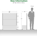 Casaphoria Metal Raised Garden Bed with Trellis and Wheels, 47"x47"x16" Planter Box for Climbing Plants, Vegetables & Vines, Features Drainage Holes and Privacy Screen (Black-Brick) by GreenHaven Gardens