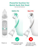 Koalababy Electric Nasal Aspirator for Baby, Large Flow, Baby Nose Sucker with 3 Suction Levels, Rechargeable Nose Cleaner for Toddlers, Music and Light Soothing, Soft Silicone Tips by TinyTreasures Baby Boutique