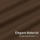 Easy-Going Blackout Curtains for Bedroom, Solid Thermal Insulated Grommet and Noise Reduction Window Drapes, Room Darkening Curtains for Living Room, 2 Panels (42x84 in, Brown) by CozyNest Decor
