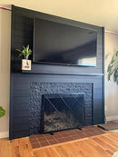 joelsantiques - 72 Inch Wooden Floating Shelves for Wall - 72x6x2 in - Made of Natural Wood - Long Heavy Duty Rustic Wall Shelves for Bedroom - Perfect for Living Room, Kitchen - Black by CozyNest Decor