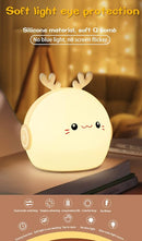 Night Light Kids, Cute Soft Glow Protect Eyes Night Light Bunny Lamp with 30mins Timer Rechargeable Nightlight for Kids Children Women Girls Toddler Bedroom Bedside Livingroom by TinyTreasures Baby Boutique