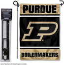 College Flags & Banners Co. Purdue Boilermakers Garden Flag with Stand Holder by GreenHaven Gardens