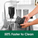 Cold Press Juicer Machines Slow Masticating Juicer Machines with 1.1 L Large Feed Chute Fit Whole Fruits and Vegetables Easy Clean Self Feeding,High Juice Yield,BPA Free (Ink-black) by CozyNest Decor
