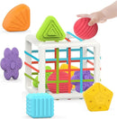 MINGKIDS Montessori Toys for 1 Year Old, 6 Pc Multi Sensory Shape, Toddler Developmental Learning Birthday Gifts, Baby Toys 12 Month by TinyTreasures Baby Boutique