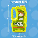 JOYIN 32 oz Bubble Solution Refills (Close to 1L/ 2.5 Gallon), Concentrated Solution for Bubble Machine, Wands, Blower, Easter (Yellow) by TinyTreasures Baby Boutique