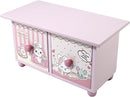 Girl Jewelry Box Pink Cute bunny Tabletop Storage Box Little girl birthday christmas Gift kids jewelry box Organizer by TinyTreasures Baby Boutique