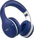 EarFun K2 Kids Bluetooth Headphones, Kids Headphones with Volume Limited, 40H Playtime, Built-in Mic, Stereo Sound, Foldable Over-Ear Headphone for School/Travel/iPad/Tablet, Blue by TinyTreasures Baby Boutique