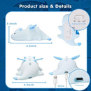 Cute Baby Dragon Kids Night Light for Kids,Cute Soft Silicone Lamp 3 Level Dimmable Changing Rechargeable Breastfeeding Nursery Portable Kawaii Lamps,Bedside Lamp for Baby and Toddler,Boy Girls（Blue） by TinyTreasures Baby Boutique