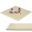 SUNYRISY Baby Play Mat for Floor 70 x 80in, 1.4in Thick Memory Foam Padded Play Mats Baby Rug, Soft Velvet Infants Toddler Kids Crawling Mat for Nursery, Non-Slip Bottom, Beige by TinyTreasures Baby Boutique