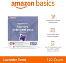 Amazon Basics Laundry Detergent Pacs, Lavender Scent, 120 Count (New Packaging) by CozyNest Decor
