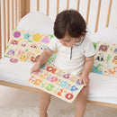 GRINNNIE 9 Pack Montessori Toddler Puzzle for 3 4 5 Years Old, Wooden Learning Puzzle for Toddlers 3-5, Animal, Alphabet, Number, Shape Peg Puzzles Set, Great Birthday for Boys Girls by TinyTreasures Baby Boutique
