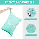 MissBoy Laundry Bag, Nylon Storage Bag for Dirty Clothes, Washable Laundry Bags with Zip for Travel Camping College Dorms, Lightweight Foldable Swimming Dry Wet Bag by TinyTreasures Baby Boutique